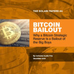 BITCOIN BAILOUT: Why a Bitcoin Strategic Reserve Is a Bailout of the Big Boys - Domestic Edition (one copy)